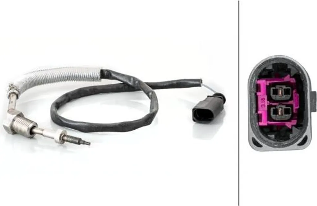 Capteur de température gaz HELLA 6PT 014 495-101 compatible VW Audi