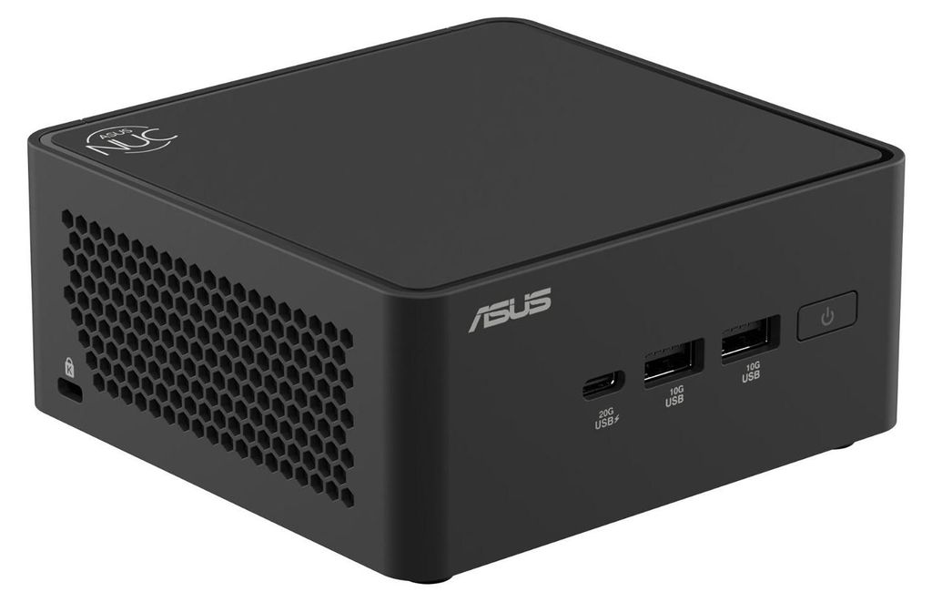 ASUS NUC 15 Pro Tall Kit RNUC15CRHC700002 - Barebone - Mini-PC - 1 x Core Ultra 7 240H / 2.5 GHz - RAM 0 GB - Intel Graphics - Wi-Fi 6, Wi-Fi 7, Bl...