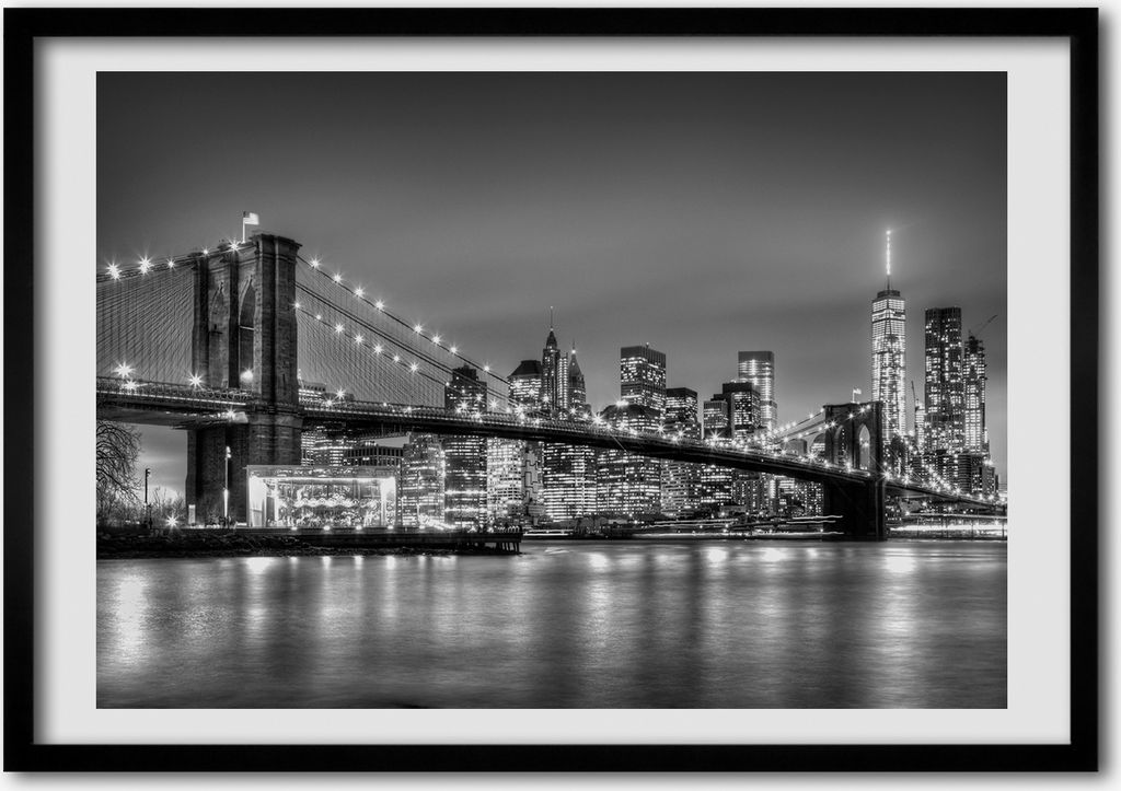 Bild - Bilderrahmen - 100 cm x 70 cm - MDF - Rahmen - Foto Produktbild 