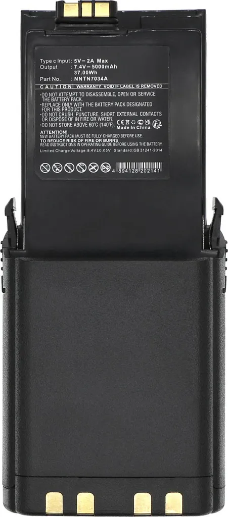Réparez votre radio Motorola APX : Batterie 5000mAh pour NNTN7038A