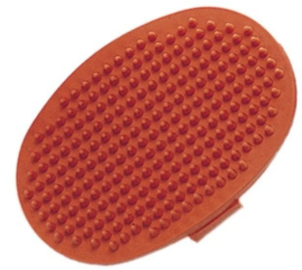 Spazzola Ovale in Gomma con Occhiello per Cani e Gatti - Shop Online