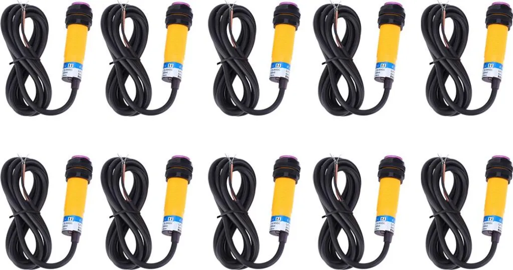 Lot 10 Capteurs de Détection Objet pour Convoyeur et Automatisme NPN