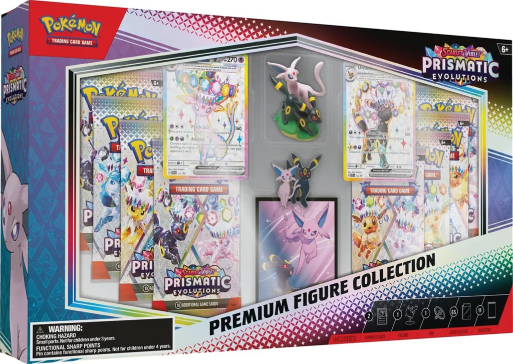 Figurines Pokémon Évolutions Prismatiques SV8.5 idéal pour Collectionner