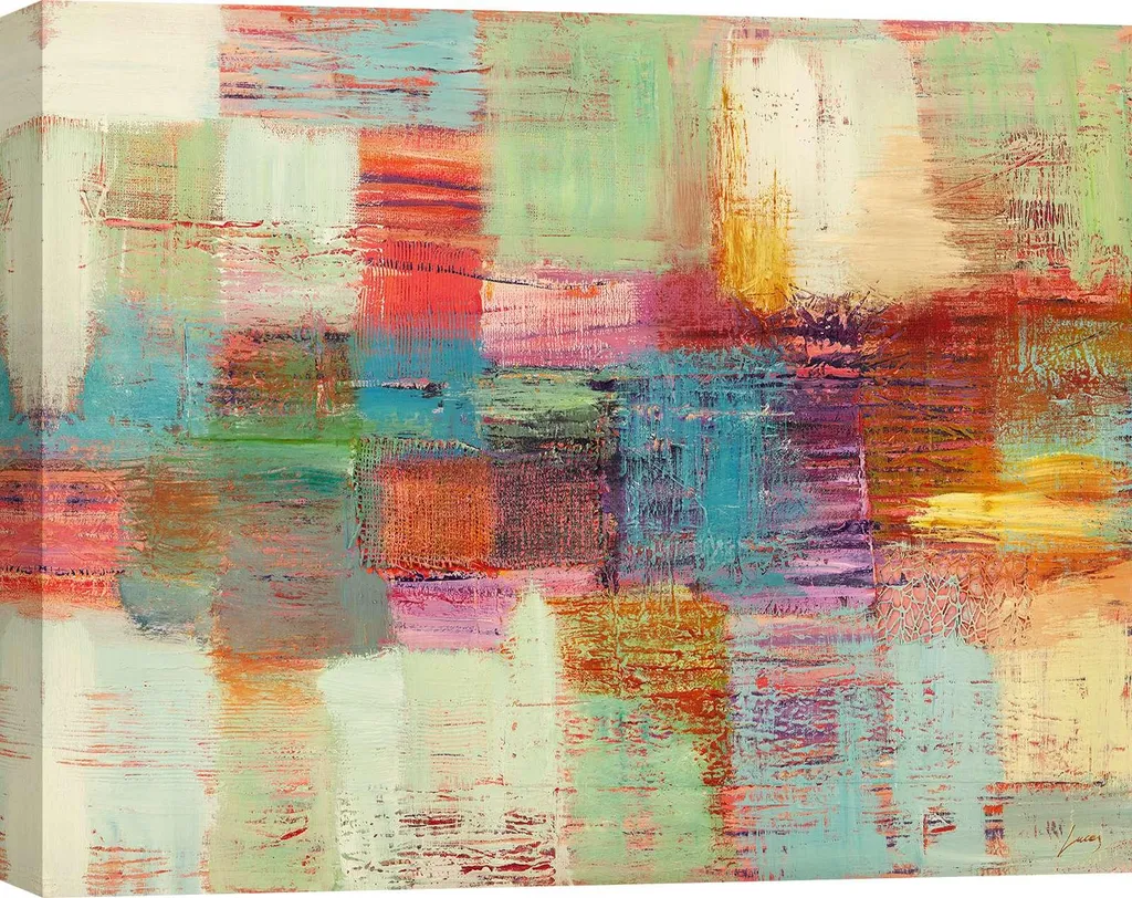 Décorez vos murs vides : Grande toile abstraite Lucas 100x70 cm