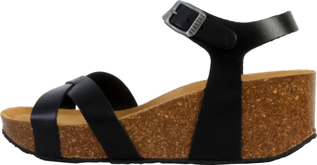 So Final Leder Keilsandalen