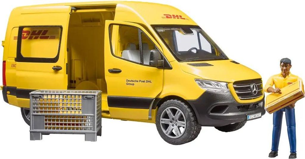 BRUDER, NAVETTE DE transport MERCEDES Sprinter avec conducteur, échelle