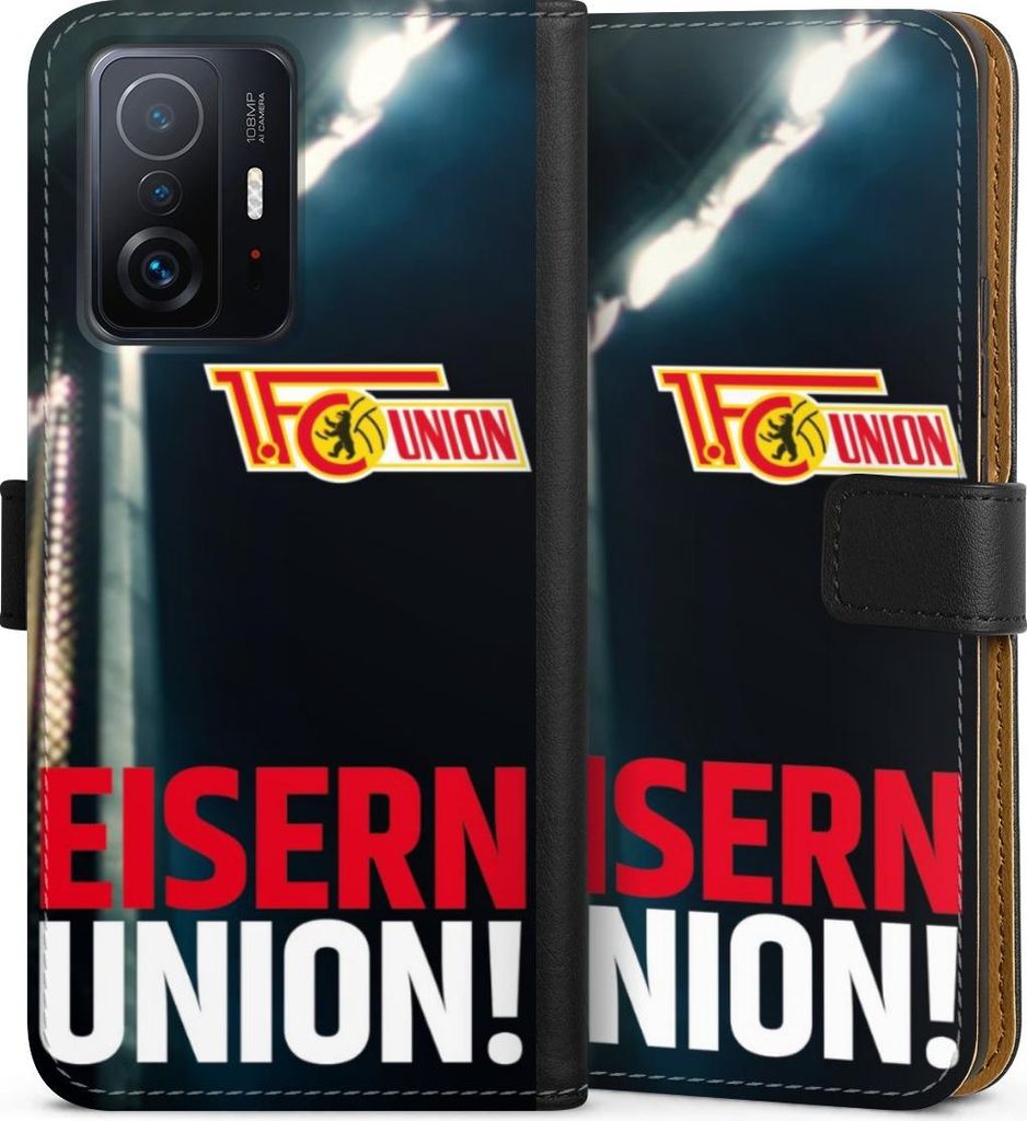 DeinDesign Klapphülle für Xiaomi 11T 5G Handytasche Lederhülle Tasche 1. FC Union Berlin Fanartikel Fußball