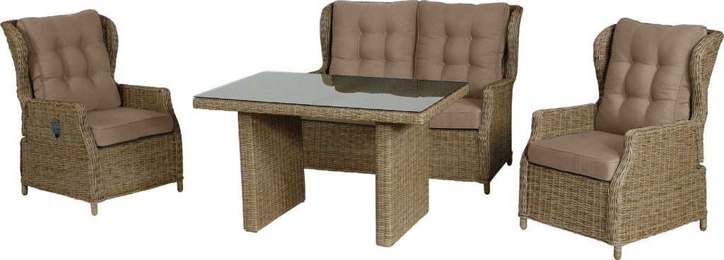 Inko Loungegruppe Leona inkl. Kissen, beige