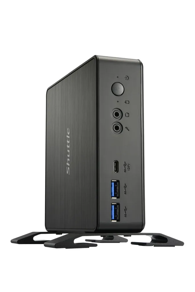 Shuttle NC40U3 Barebone Mini-PC Fanless Silencieux avec USB-C et 4K