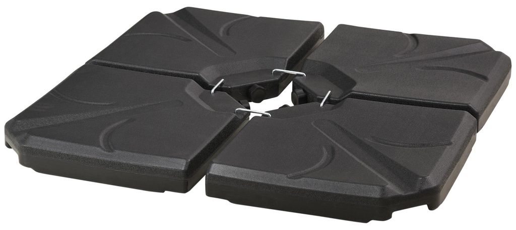Gewichte für freitragende Sonnenschirmständer, HDPE, Tragkraft 56 kg