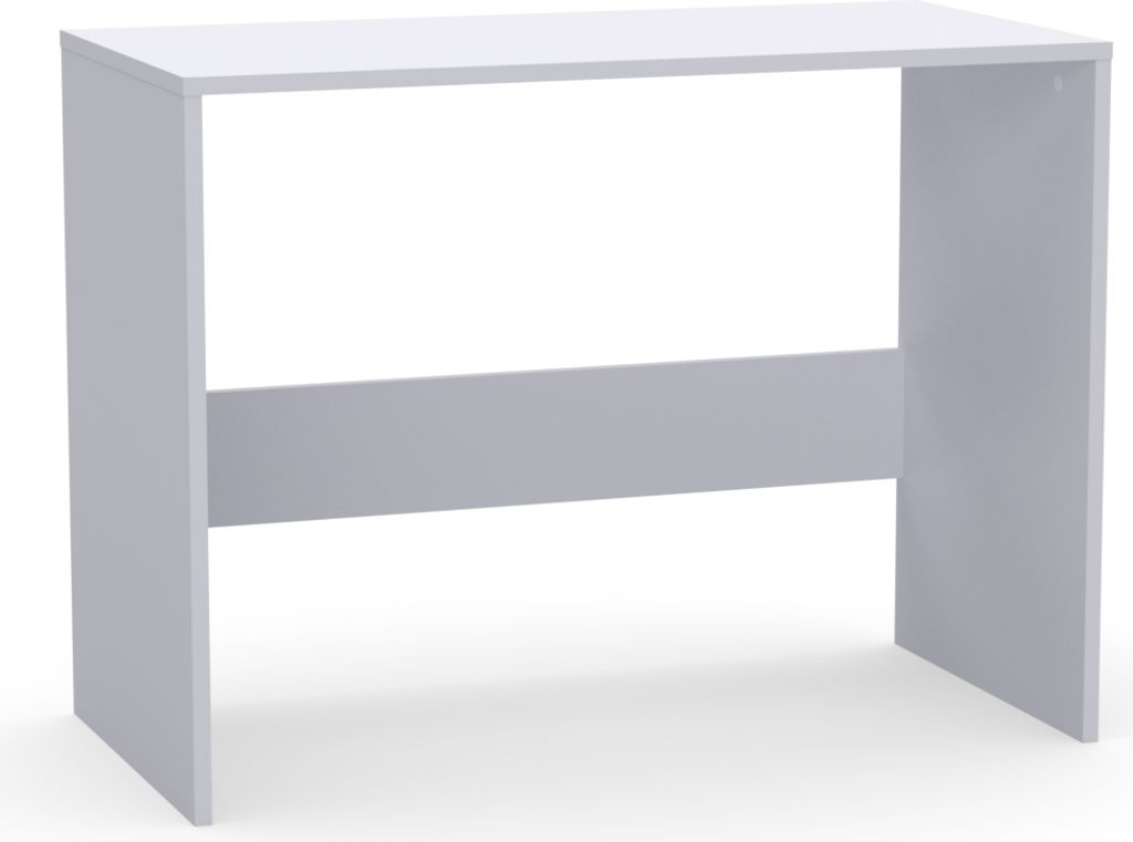 Brüder-Möbel | Schreibtisch Weiß - 100 x 75 x 50 cm - Kompakter Bürotisch - Für Büro, Home Office, Kinderzimmer