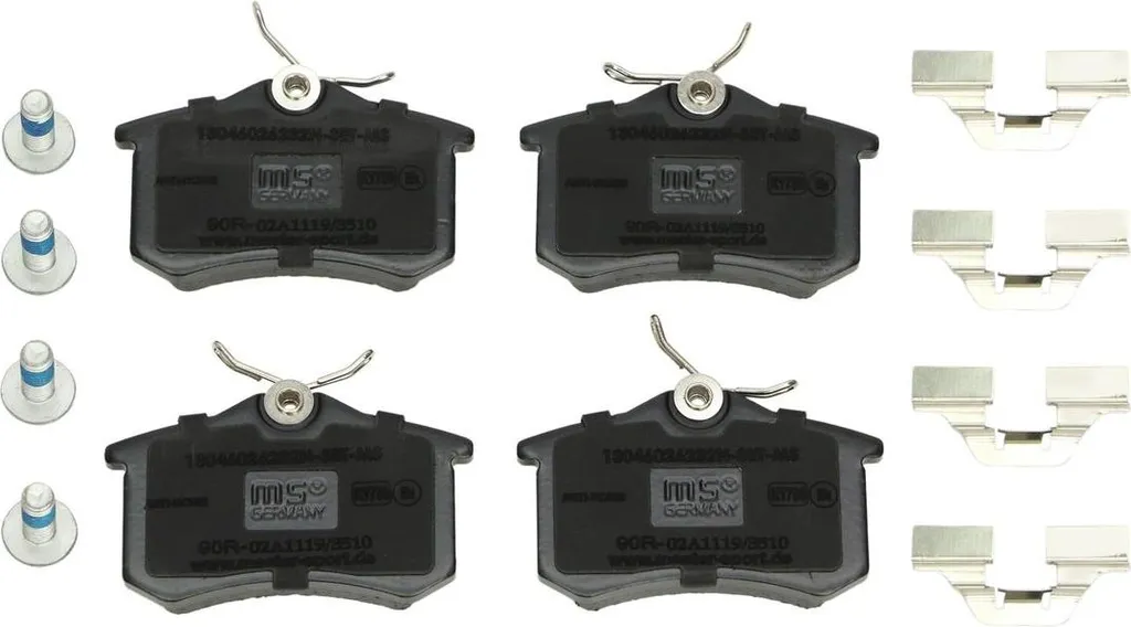Jeu de plaquettes de frein arrière pour CITROËN DS3 série MS 13046026232N