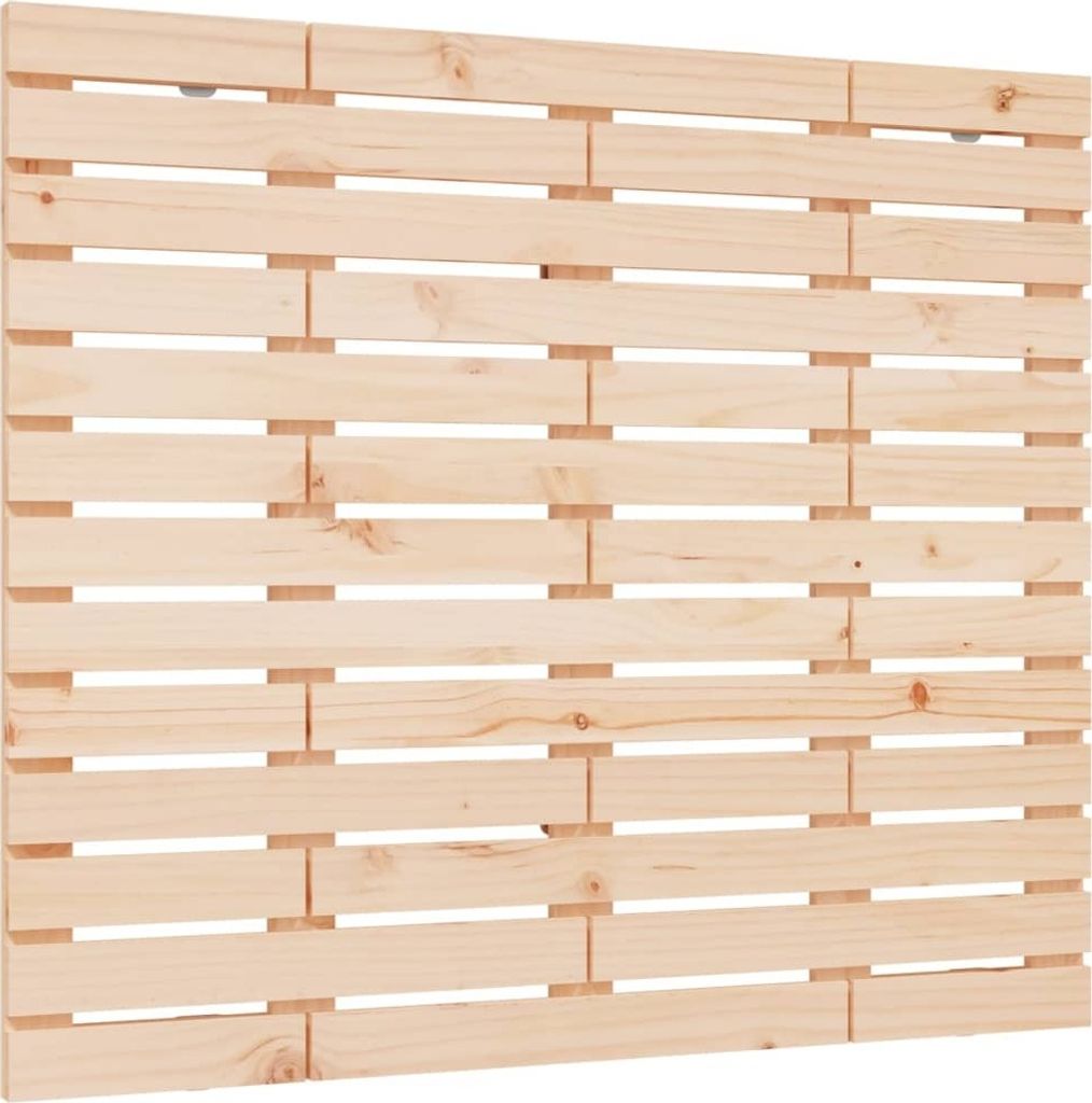 vidaXL Wand-Kopfteil 126x3x91,5 cm Massivholz Kiefer