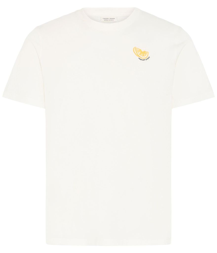 CASUAL FRIDAY Kurzarm-Shirt mit Rundhals und Stickerei-Detail Allrounder Größe: 3XL