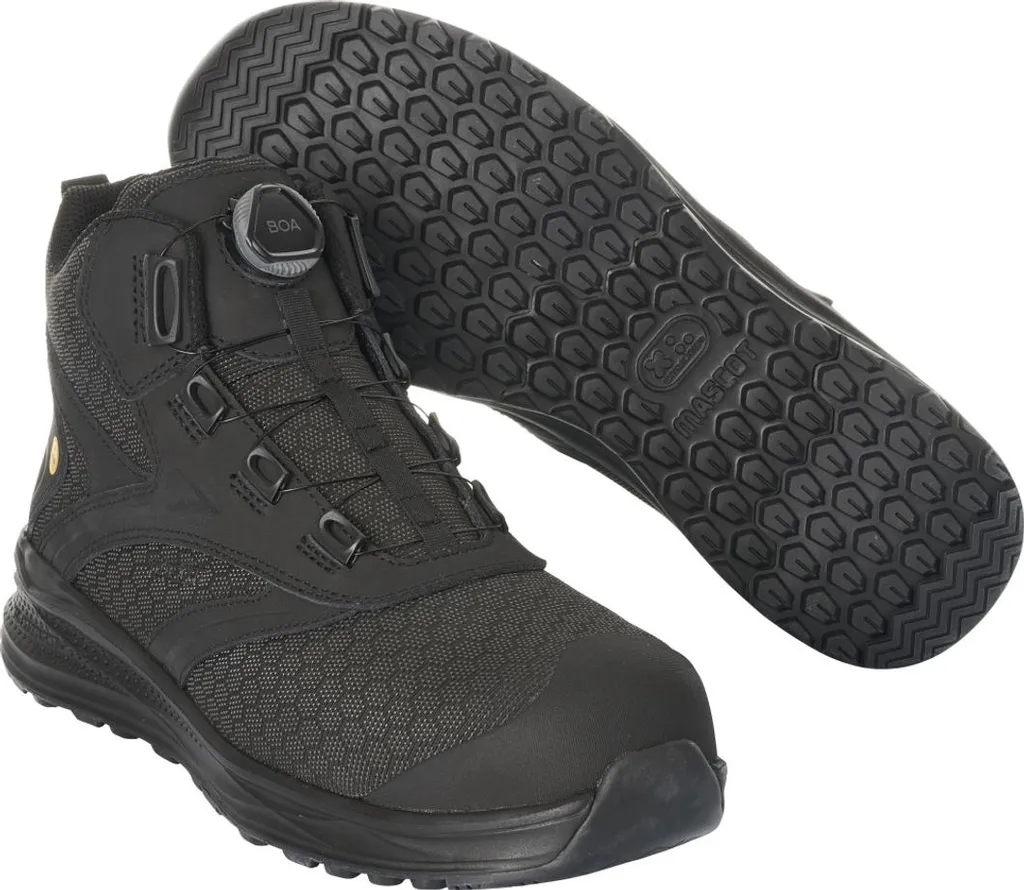 Bottes de sécurité Noir/Noir Taille 49 Mascot : Anti-perforation S3