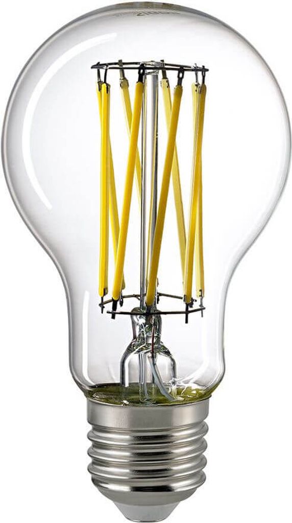 SIGOR 3,8W Filament klar E27 806lm 3000K LED Lampe A60 Supereffizient Klasse A