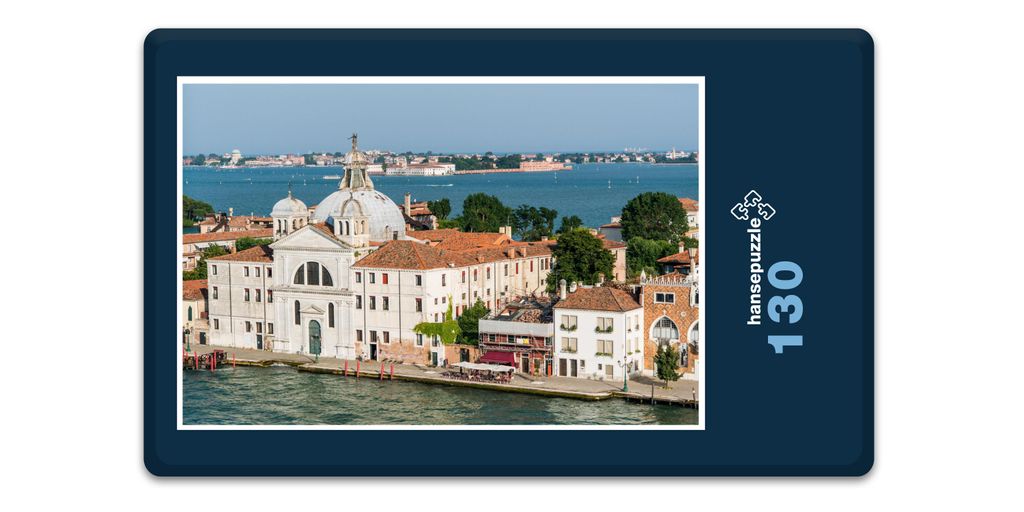 hansepuzzle 17927 - Venedig Puzzle, 130 Teile, Reisen, 28,7 x 20,0cm mit hochwertiger Aufbewahrung, Kartonbox und wiederverschließbarem Beutel