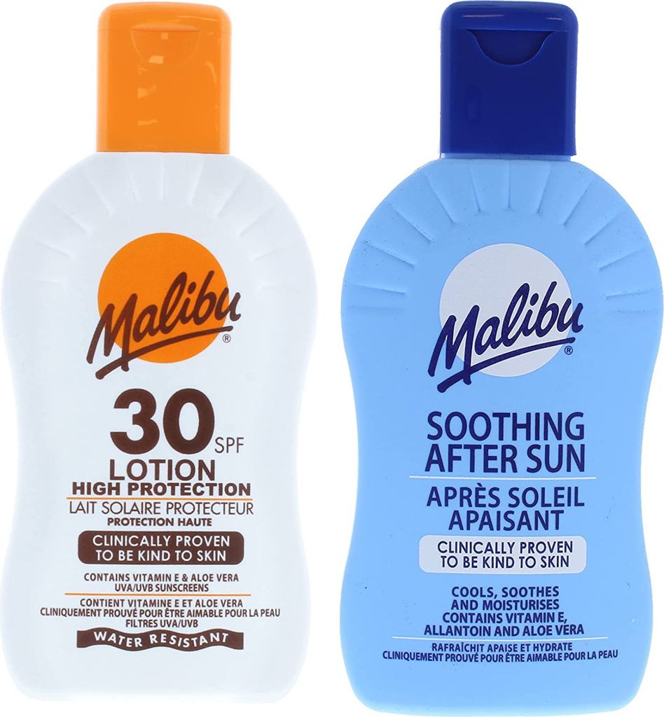 Malibu SPF30 Wasserfester Balsam 200 ml + After Sun Balsam 200 ml