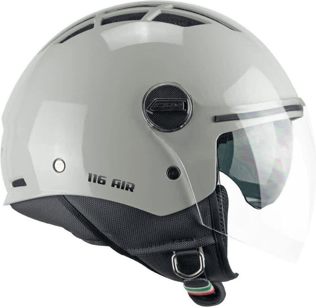 Kask Jet CGM 116A AIR Mono Shiny Grey rozmiar XL Zdjęcie produktu 