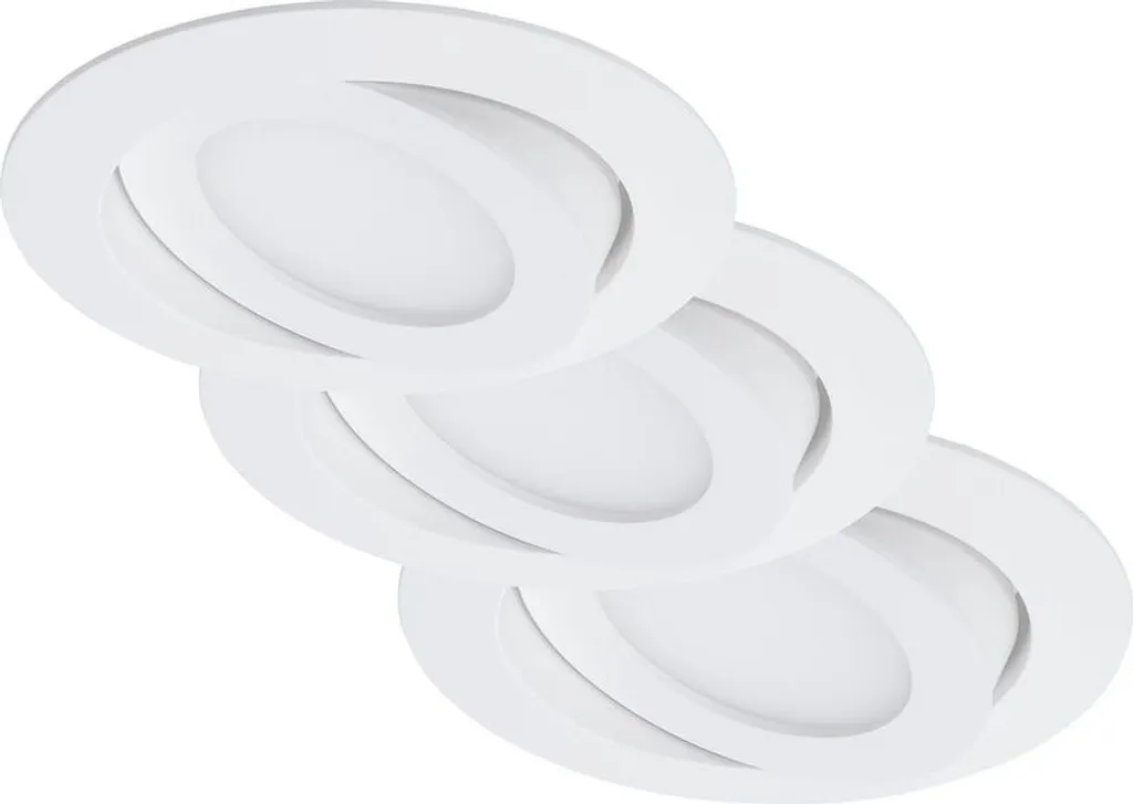 Set 3 Luci LED Incasso Briloner Ø 10,6cm 4,8W Bianco: Qualità Tedesca