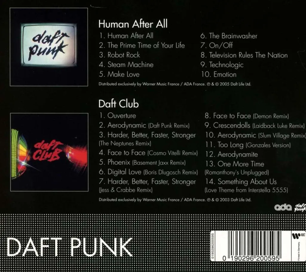 Double CD Daft Punk Réédition Limitée Musique Électronique - 4