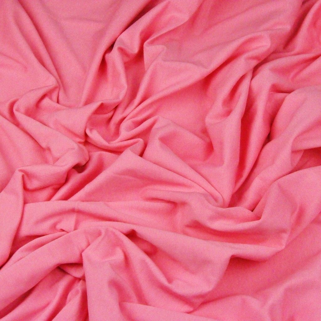 Interlock-Jersey einfarbig Rosa
