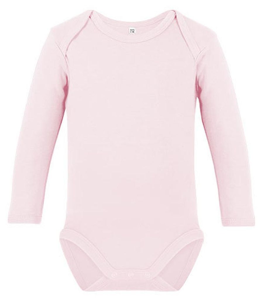 Link Kids Wear - "Rebel 01" Bodysuit für Baby, Langärmlig LT5029 (62) (Puderrosa)