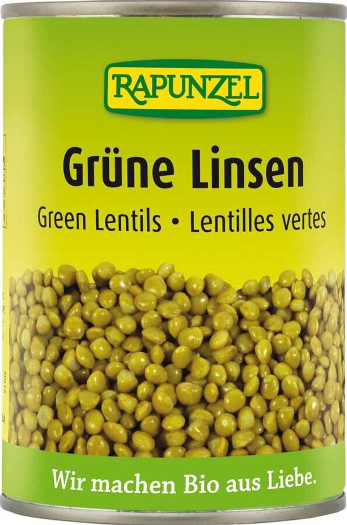 Rapunzel - Grüne Linsen in der Dose - 400g Produktbild 