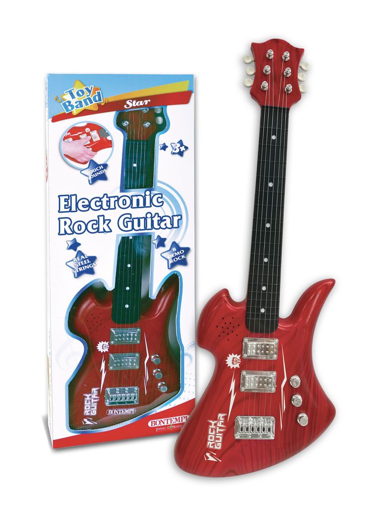Bontempi elektrische Rockgitarre - Spielzeuggitarre fr Kinder