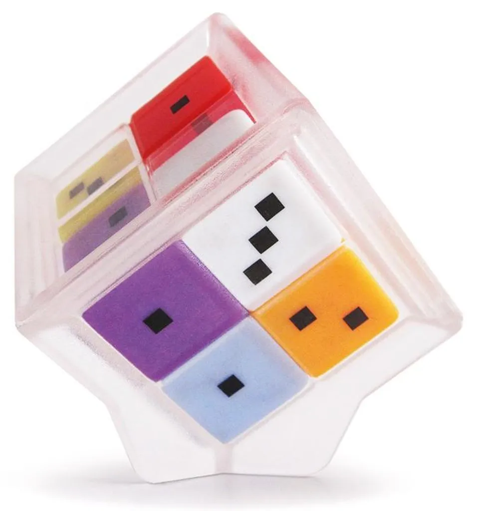 Jeu Equal 7 en bois - Puzzle de manipulation avec chiffres et dés mobiles