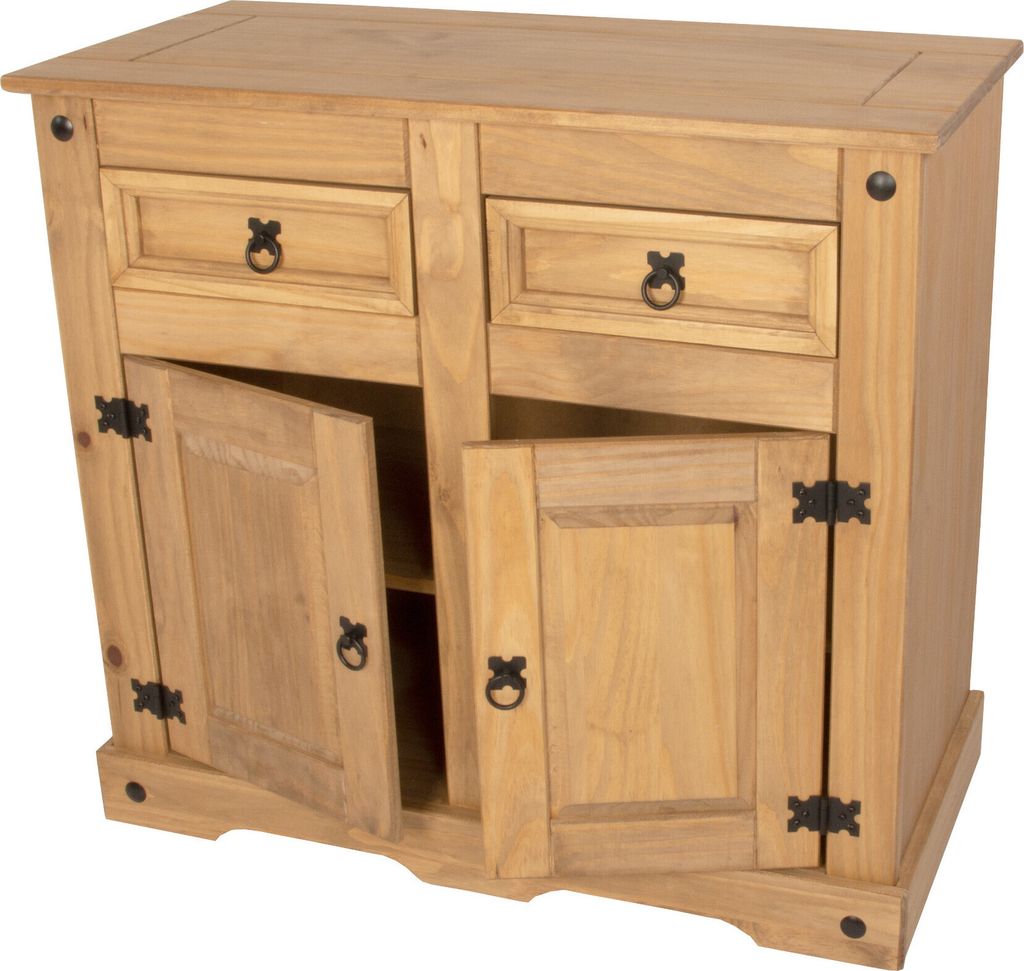 SAM® Sideboard Kommode 92 x 84 x 44 cm Kiefer massiv natur Produktbild 