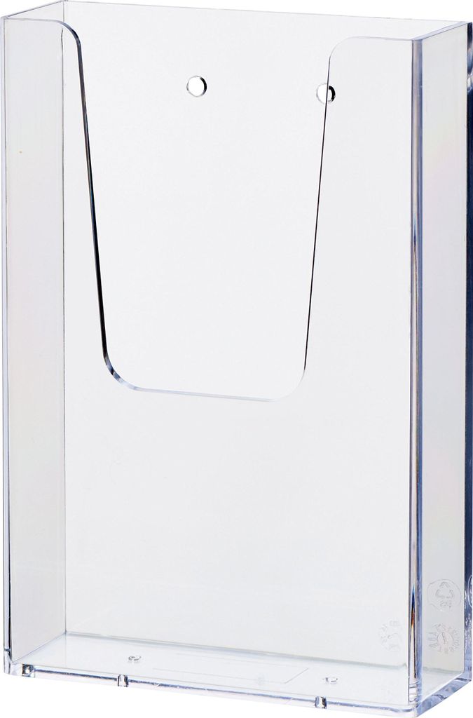 helit Wand Prospekthalter DIN Lang transparent
