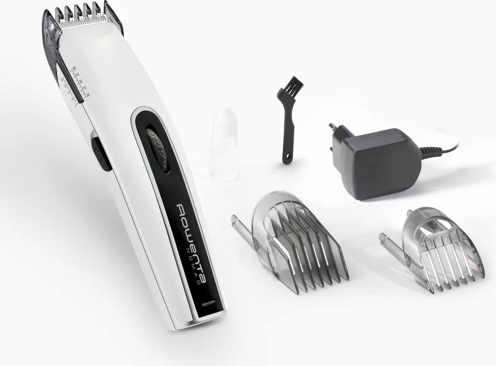 Tondeuse à cheveux sans fil Rowenta TN1400F0 pour homme Gris et Blanc
