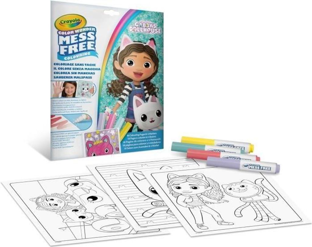 Foldalope Color Wonder CRAYOLA Gabby und das Zauberhaus Ab 3 Jahren