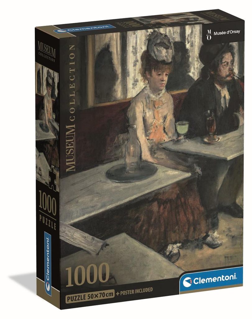 Clementoni Puzzle 1000 Teile Museum Dans un Café Compact Box