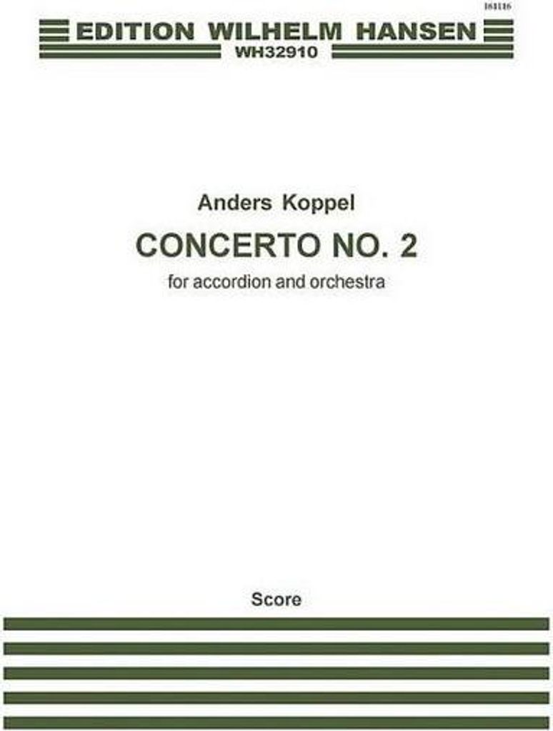Concerto No. 2: For Accordion and Orchestra