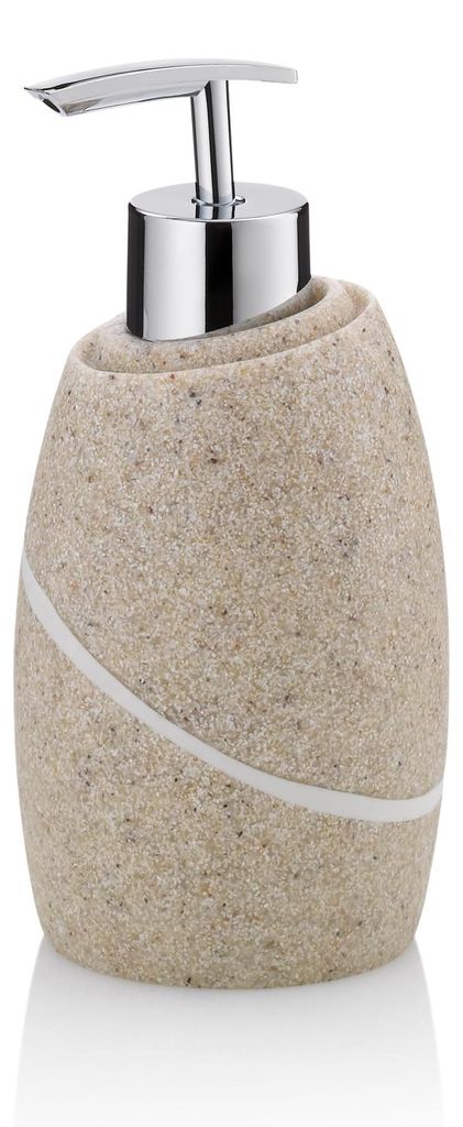 Kela zeepdispenser Talus, beige Productafbeelding 