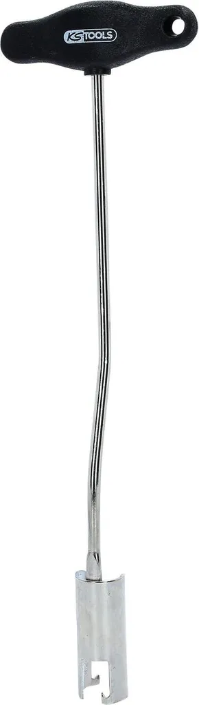 KS Tools Extracteur de cosse de bougie d'allumage courbé long 500.7515