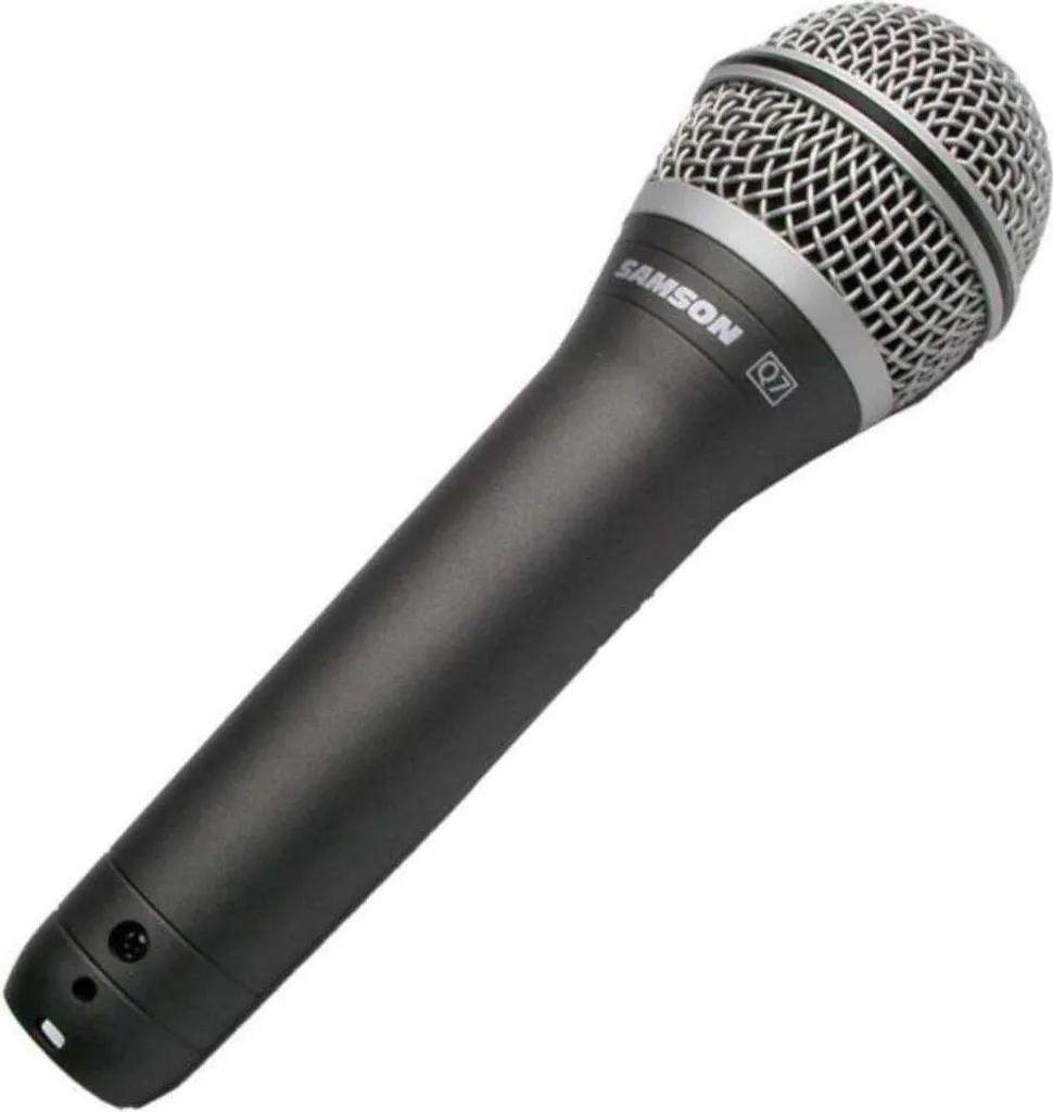 Microphone dynamique Samson Q7 haute sensibilité pour voix et scène