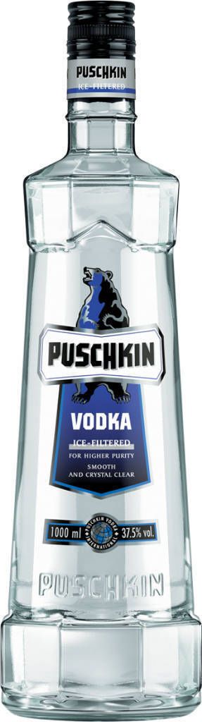 Puschkin Vodka 37,5% 1000ml Produktbild 