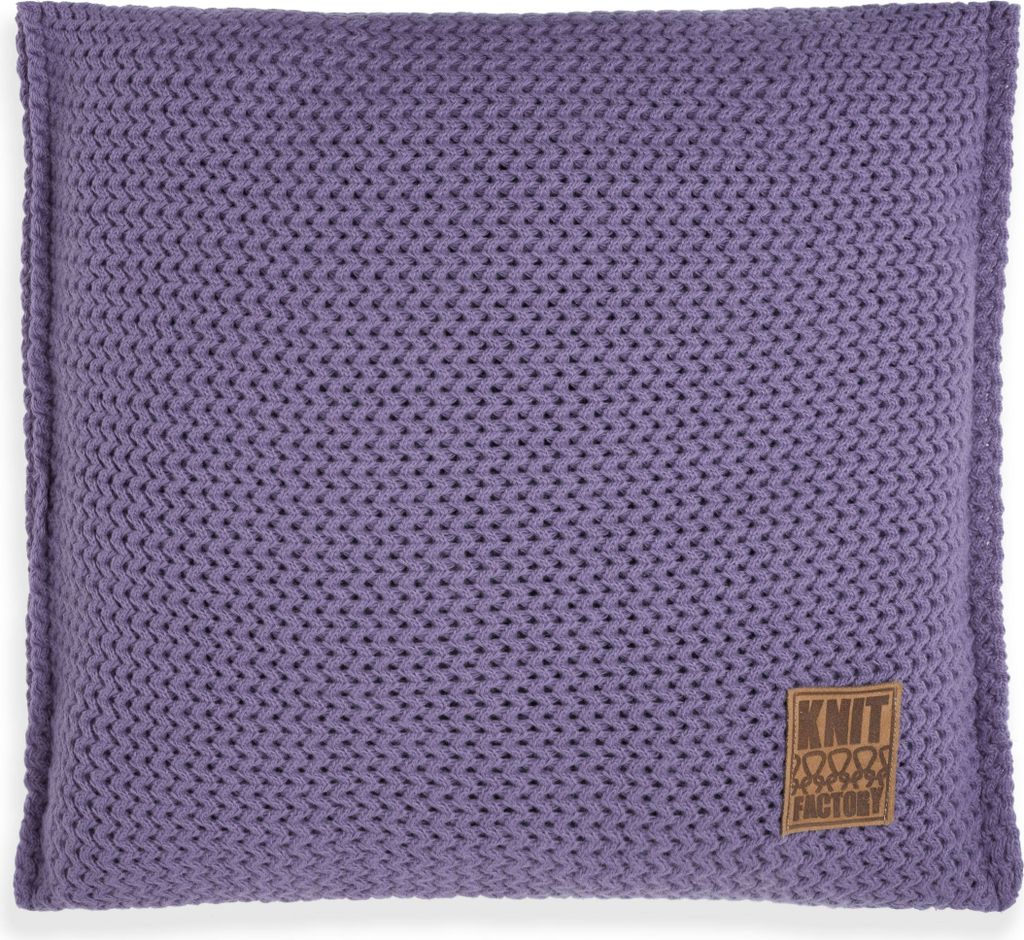 Knit Factory Maxx Kissen - Violett - 50x50 cm
