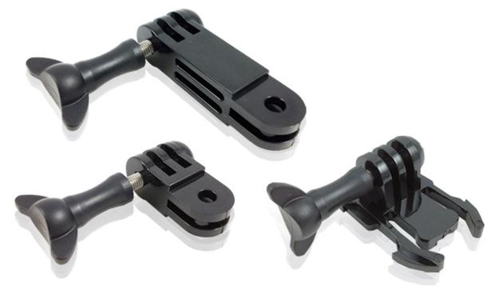 HD PRO 1 Action Cam Halterungsset (Langhalter / Kurzhalter / M-Halter)