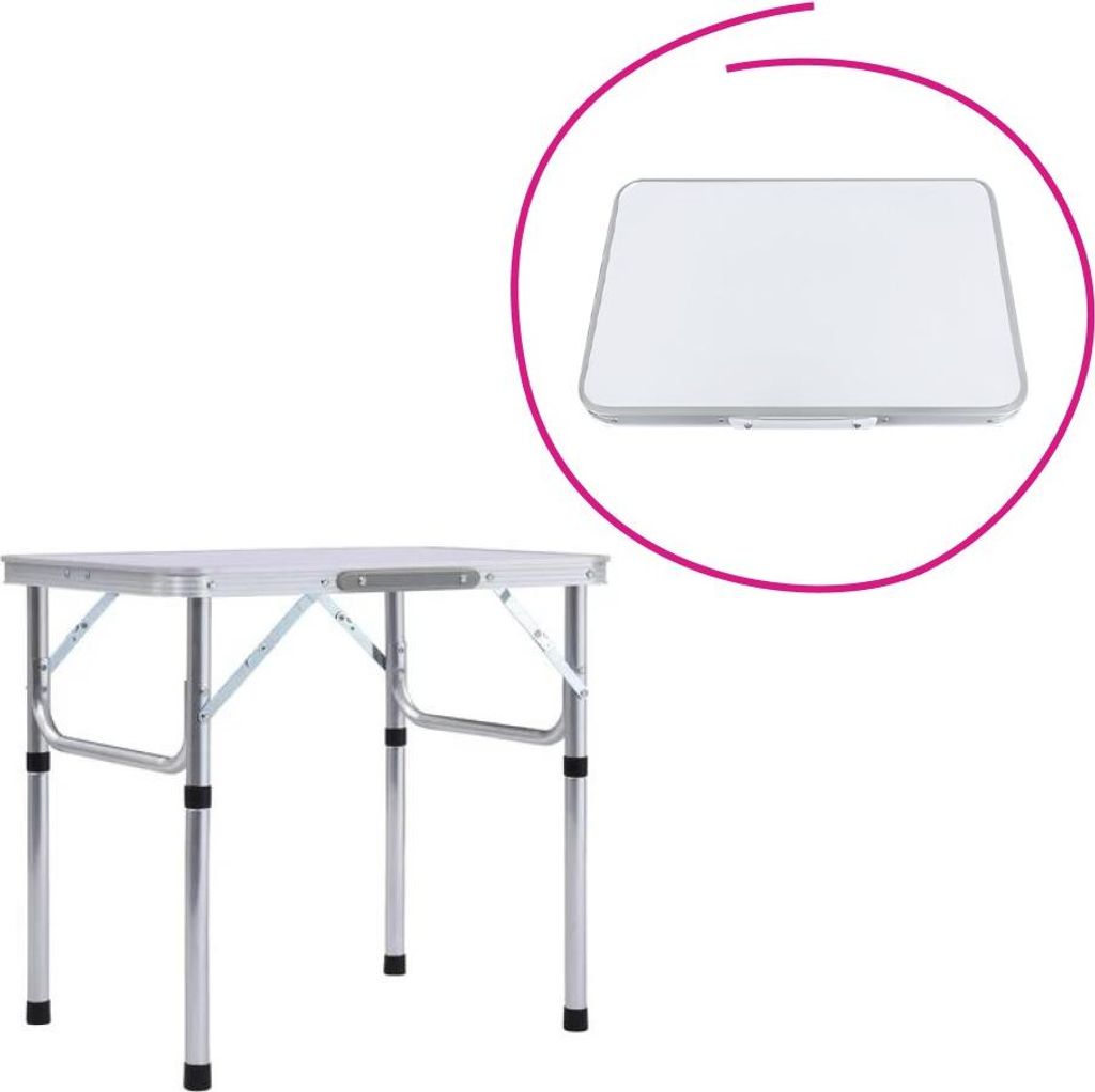Kondela Klapp Campingtisch Kepi Typ 2 - grau Produktbild 