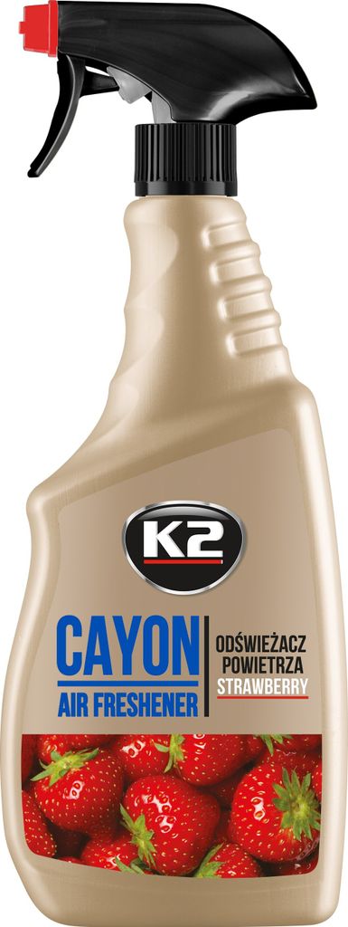 Odświeżacz powietrza do samochodu K2 CAYON STRAWBERRY 700 Zdjęcie produktu 