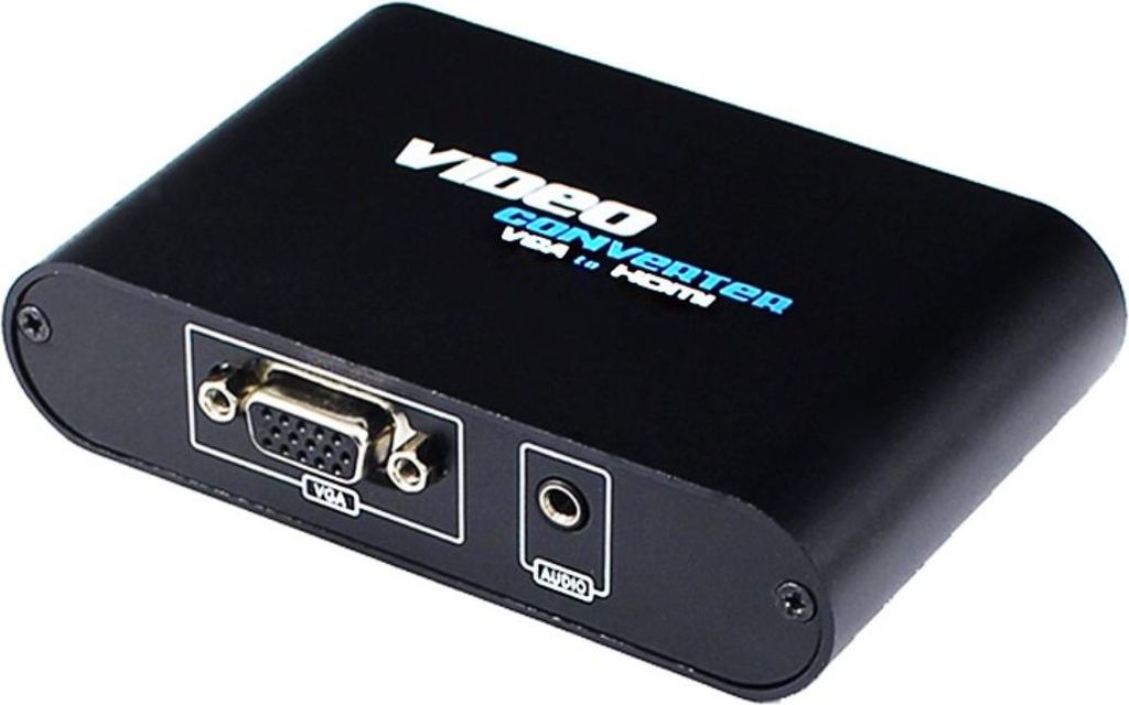 INF VGA zu HDMI Konverter mit Audio, 1080P Adapter für PC und TV