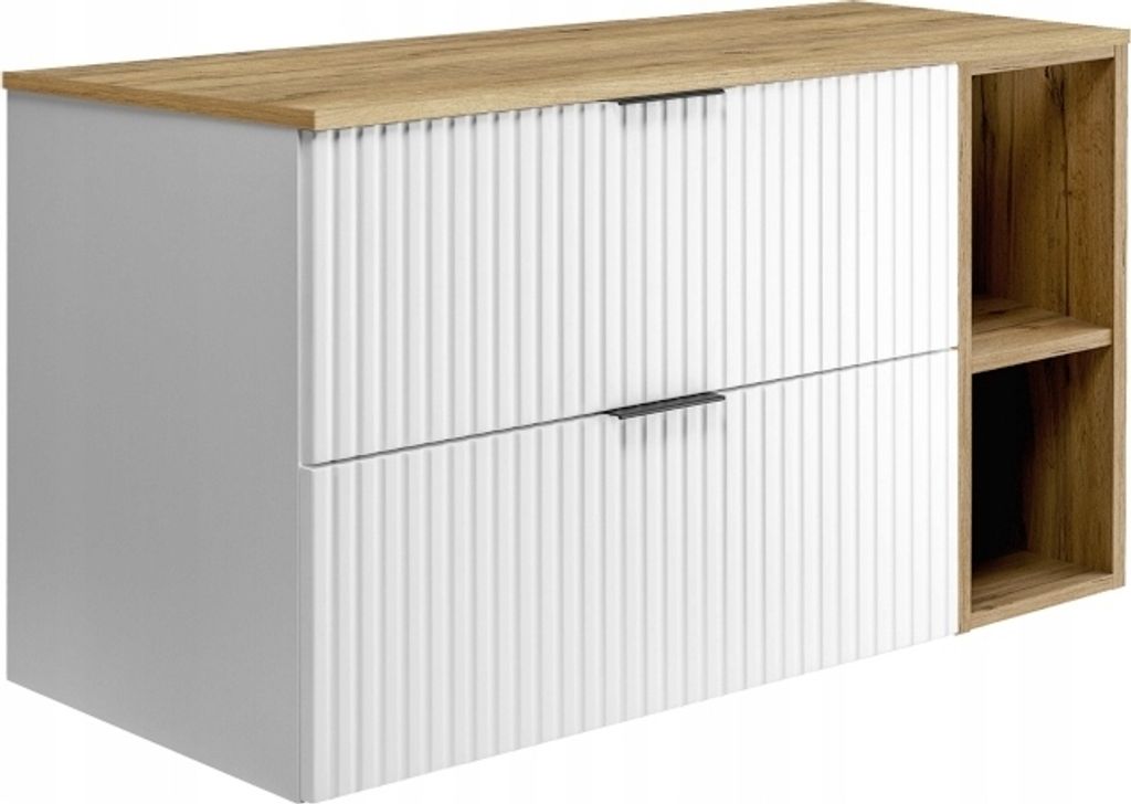 Rodan | Koupelnová Skříňka 100 cm - Bílý Mat - 100/57/46 cm Obrázek produktu 