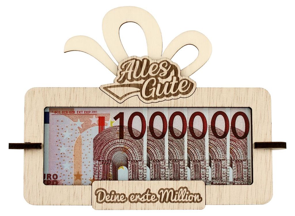 Geldgeschenktabelle Deine erste Million Produktbild 