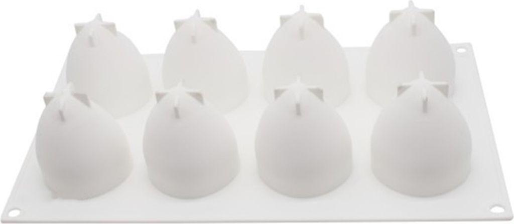 Backform Erdbeerform Lebensmittelqualität Einfach Herauslösen DIY Kuchendekorationswerkzeug Wiederverwendbare Schokoladenbonbon-Silikonform Küch...