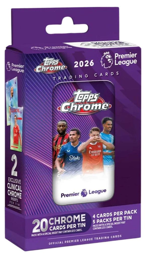 Topps Sammelkarten Chrome Premier League 2026 – Sammelbox Produktbild 