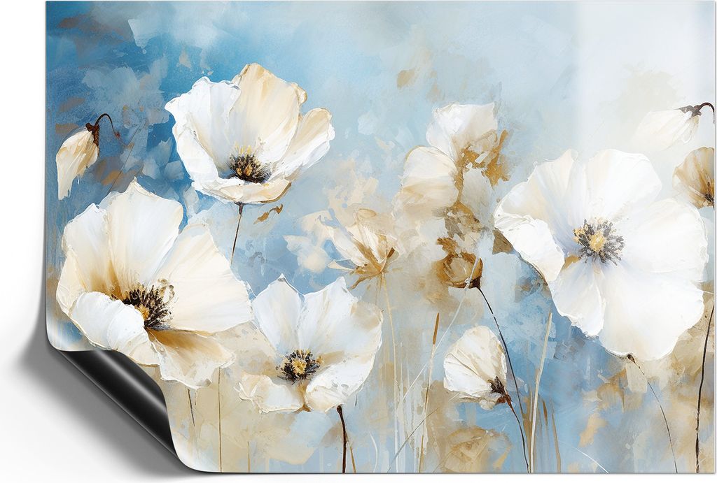 DEQORI Magnetmatte Universal 59x42 cm (A2) 'Abstrakte Blütenpracht' Magnetfolie Kalender Planer